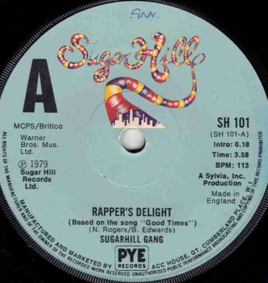 Sugarhill Gang - Rapper's Delight b/w Rapper's Delight - Sugar Hill UK 7"