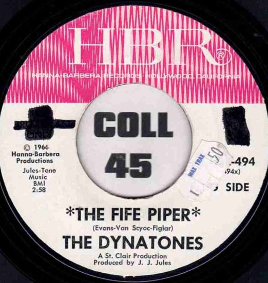 The Dynatones - The Fife Piper b/w And I Always Will - Hbr DJ 7"