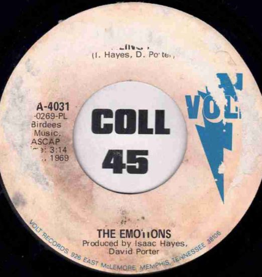 The Emotions - Stealing Love b/w When Tomorrow Comes - Volt 7"
