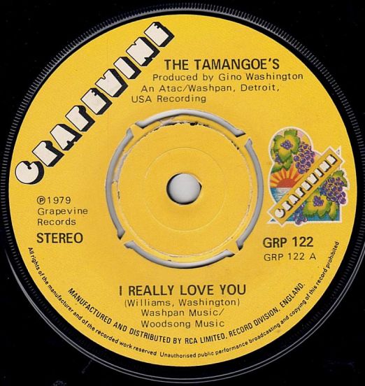The Tomangoes - I Really Love You b/w You've Been Gone So Long - Grapevine UK 7"