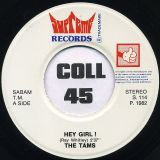 The Tams – This Precious Moment b/w Hey Girl – Supreme BE 7″