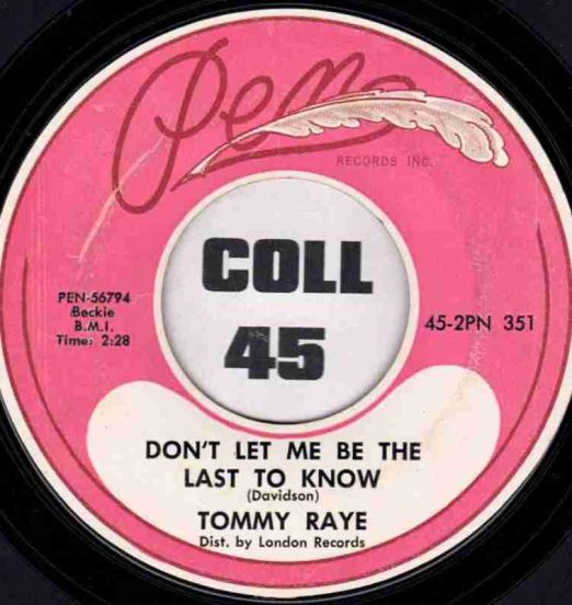 TommyRaye-DontLetMeBeTheLastToKnowB