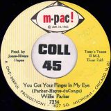 Willie Parker – I Live The Life I Love b/w You Got Your Finger In My Eye – M-Pac! 7″