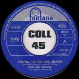 Bob Andy And Marcia Griffiths – Young Gifted And Black b/w Ver II – Fontana BE 7″