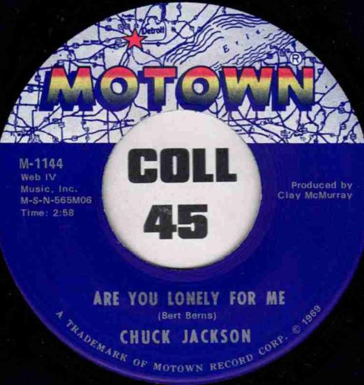 Chuck Jackson - Are You Lonely For Me Baby b/w Your Wonderful Love - Motown 7"