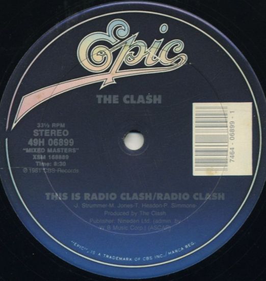 The Clash - This Is Radio Clash/Radio Clash - Epic 12"