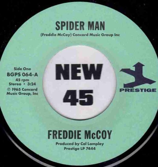 Freddie McCoy  - Spider Man b/w Soul Yogi - BGP UK 7"