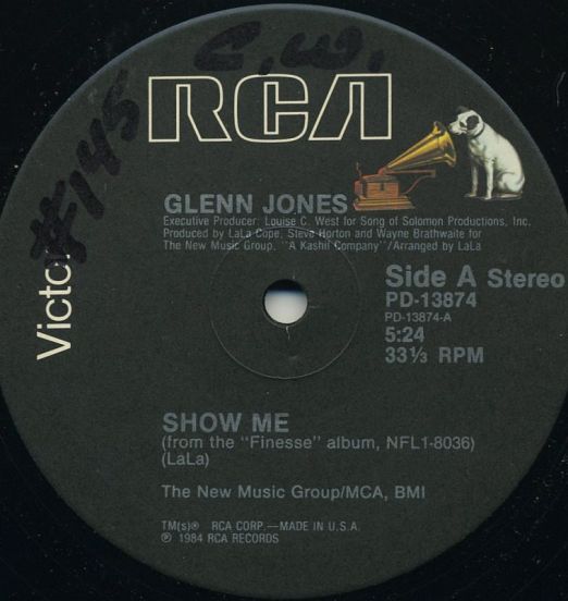 Glenn Jones - Show Me b/w On The Floor - Rca 12"