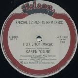 Karen Young – Hot Shot Vocal b/w Instrumental – Telson CAN 12″