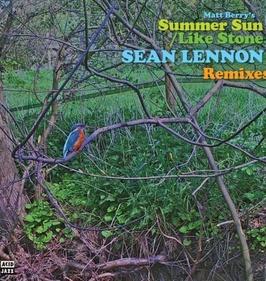*PREORDER* Matt Berry - Summer Sun (Sean Ono Lennon Remix) b/w Like Stone (Sean Ono Lennon Remix) - Acid Jazz 12"
