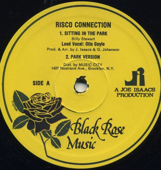 Risco Connection - Sitting In The Park b/w Risco Music - Black Rose 12"
