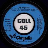 The Special A.K.A. Featuring Rico – Too Much Too Young – Chrysalis NL 7″