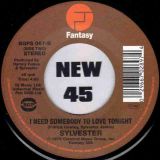 Sylvester – Over And Over b/w I Need Somebody To Love Tonight – BGP UK 7″