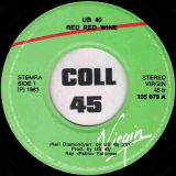UB40 ‎– Red Red Wine b/w Sufferin’ – Virgin NL 7″