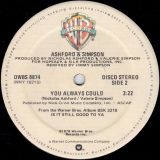Ashford & Simpson – Found A Cure b/w You Always Could – WB US 12″