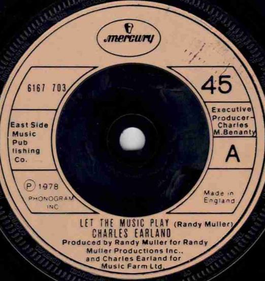 Charles Earland - Let The Music Play b/w Broken Heart - Mercury UK 7"