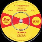 Robert Parker / Julien Covey / The Anglos – Barefootin’ / A Little Bit Hurt / Incense – Sue UK DJ 45
