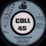Sammy Davis Jr. – You Can Count On Me b/w Song And Dance Man – 20th Century GER 7″