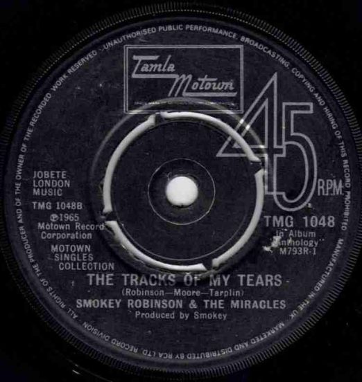 Smokey Robinson & The Miracles - The Tracks Of My Tears b/w The Tears Of A Clown - Tamla Motown UK 7"