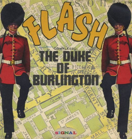 The Duke Of Burlington - Flash b/w Lily The Pink (La Sbornia) -Signal IT 7"