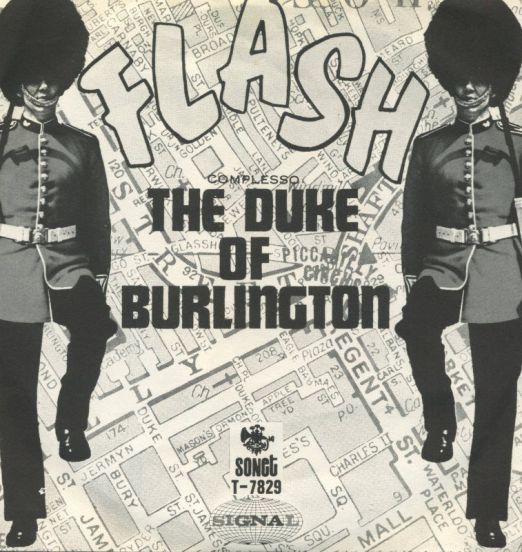 The Duke Of Burlington - Flash b/w Lily The Pink (La Sbornia) -Sonet SW 7"