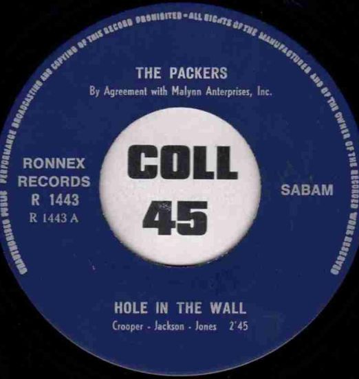 The Packers - Hole In The Wall b/w Go Head On - Ronnex 7"