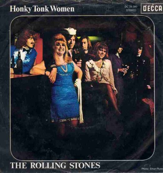 The Rolling Stones - Honky Tonk Women b/w You Can't Always Get What You Want - Decca GER 7"