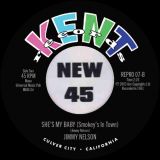 *BACK IN* Jimmy Nelson – I Sat And Cried b/w She’s My Baby (Smokey’s In Town) – Kent Repro 7″