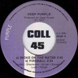 Deep Purple – Smoke On The Water / Fireball b/w Child In Time – Purple BE 7″