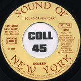 Indeep – Last Night A D.J. Saved My Life b/w D.J. Delight – Sound Of New York FR 7″