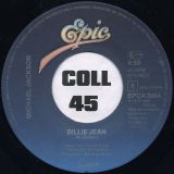 Michael Jackson – Billie Jean b/w It’s The Falling In Love – Epic NL 7″