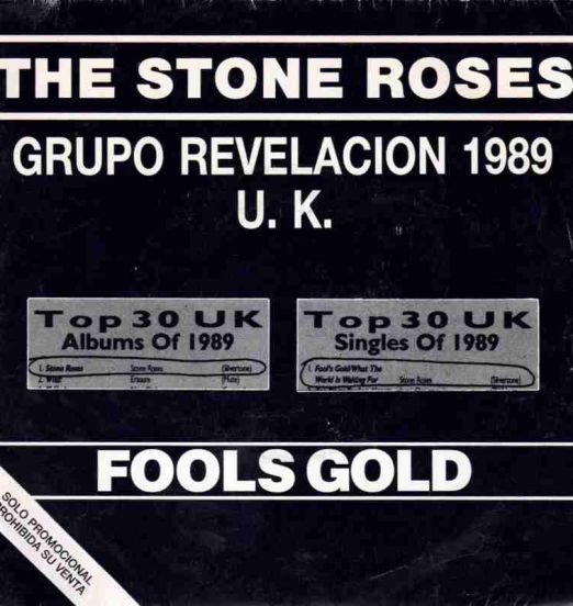 The Stone Roses - Fools Gold b/w Fools Gold - Silvertone ESP DJ 7"