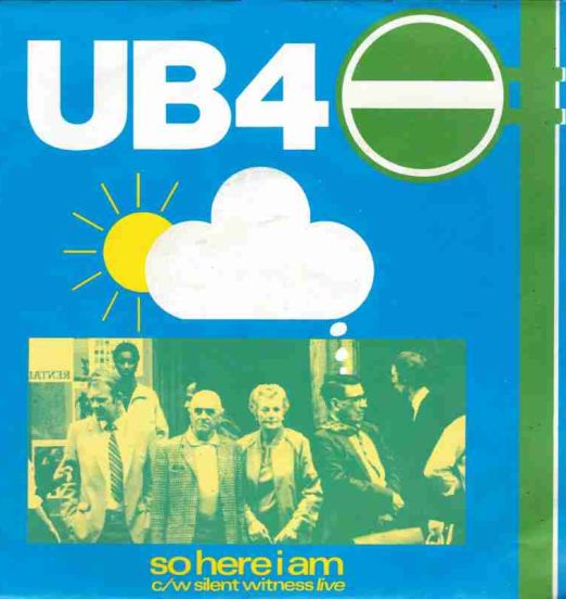 UB40 - So Here I Am b/w Silent Witness (Live) - DEP International UK 7"