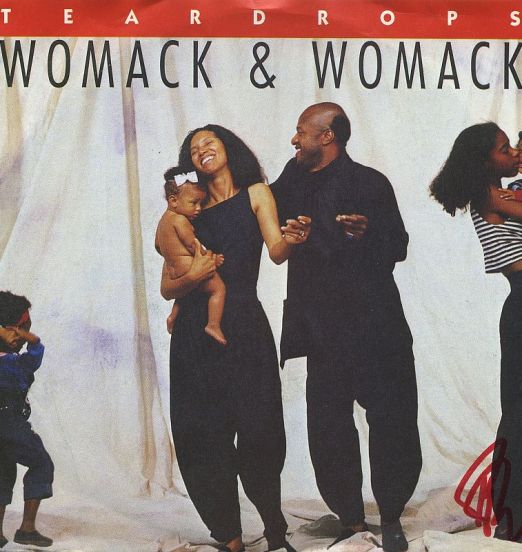 Womack & Womack - Teardrops (Remix) b/w Conscious Of My Conscience - Island GER 7"