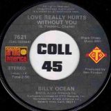 Billy Ocean – Love Really Hurts Without You b/w You’re Running Outa Fools – Ariola America 7″