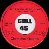 Christine Quaite – In The Middle Of The Floor b/w Tell Me Mama – WBS BE 7″