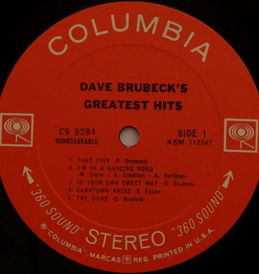 DaveBrubeck-GreatestHitsLPLABELA