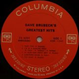 Dave Brubeck – Dave Brubeck’s Greatest Hits – Columbia LP