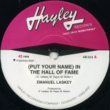 Emanuel Laskey – (Put Your Name) In The Hall Of Fame b/w A Different Kind Of Different – Hayley UK 7″