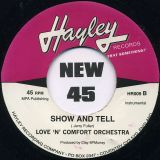 Charles Brimmer – Show and Tell b/w Love ‘N’ Comfort Orchestra – Show And Tell Instrumental – Hayley UK DJ 7″