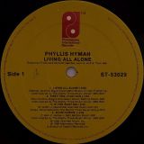 Phyllis Hyman – Living All Alone – PIR LP