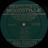 The Coleman Hawkins Quartet – The Jazz Version Of No Strings – Moodsville LP