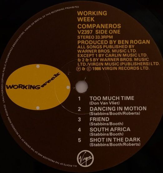 Companeros-WorkingWeekLABEL