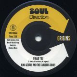 King George & Fabulous Souls – I Need You b/w Instrumental – Soul Direction UK 7″