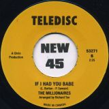 The Millionaires – Never For Me b/w If I Had You Babe – Teledisc CN 7″