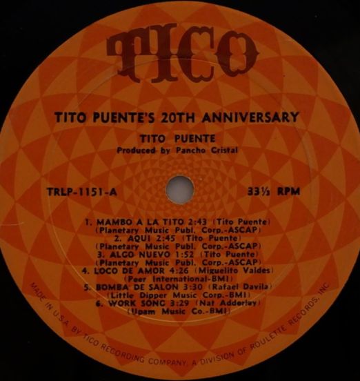 TitoPuenteAndHisOrchestra-20thAnniversaryLABEL