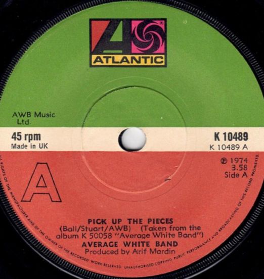 Average White Band - Pick Up The Pieces b/w You Got It - Atlantic UK 7"