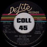 Genya Ravan – Feel The Need In Me b/w Disco Version – De-Lite Records 7″