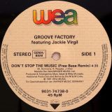 Groove Factory Feat. Jackie Virgil – Don’t Stop The Music (The Remix) – WEA GER 12″