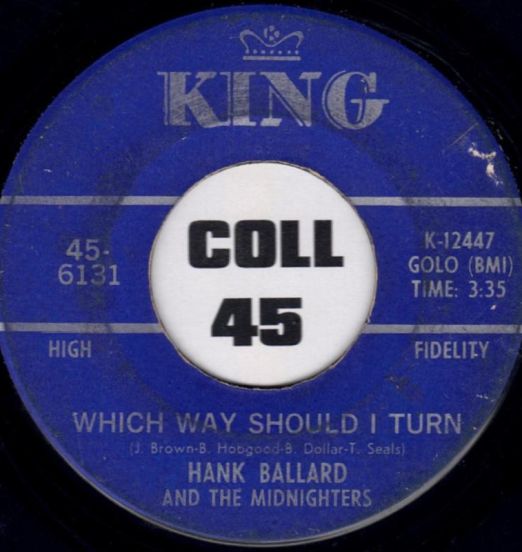 Hank Ballard And The Midnighters - Which Way Should I Turn b/w Funky Soul Train - King 7"